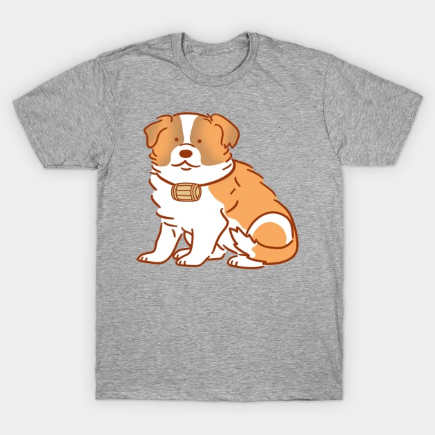 Saint Bernard Puppy T-Shirt by Wlaurence